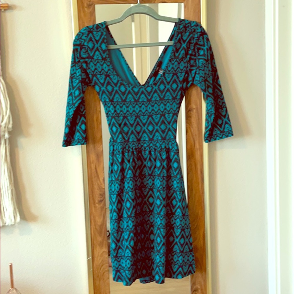 Aztec Print Dress